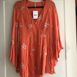 Free People peach dress